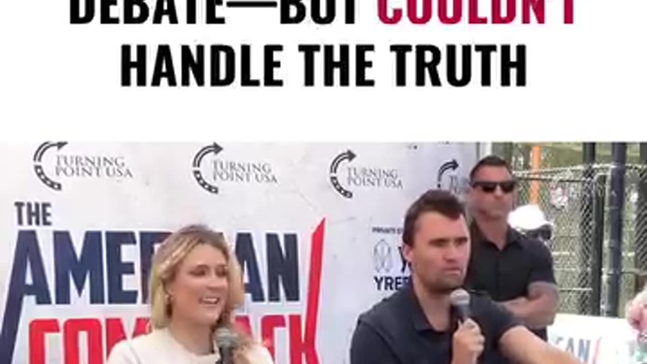 HE ASKED FOR A FAIR DEBATE- BUT COULDN'T HANDLE THE TRUTH
