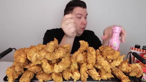 How Much I Weigh Now.... Spicy Chicken Mukbang_part1