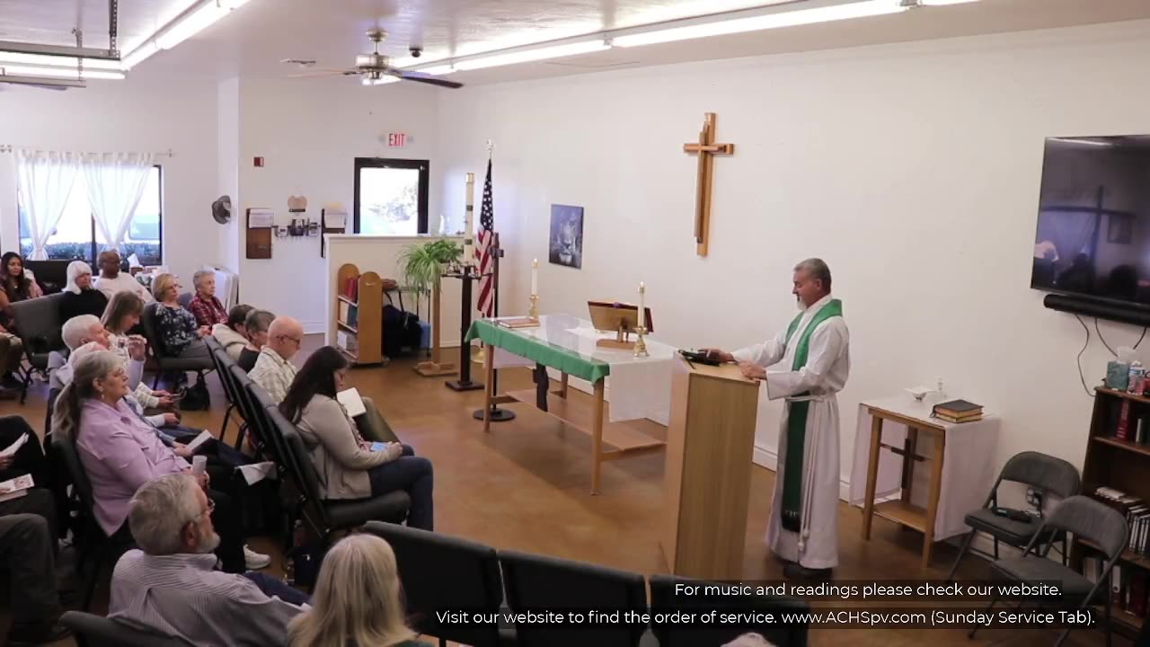 Proper 27, ACHS Sunday Service