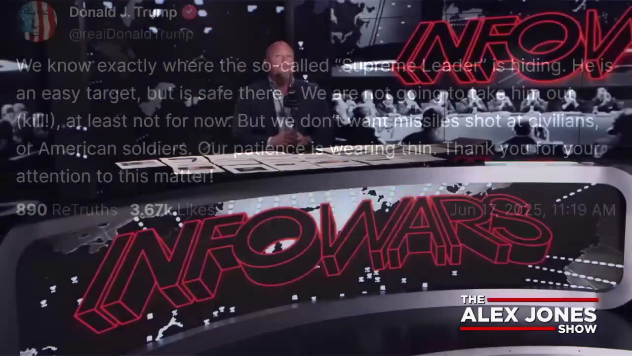 ALEX JONES [FULL] Tuesday 6 17 25