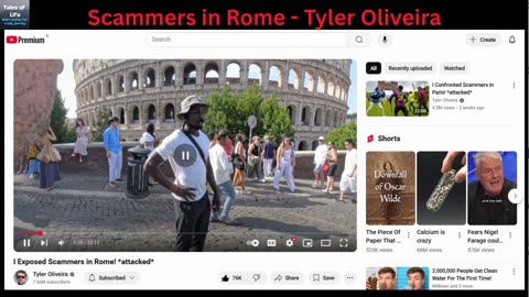 Scammers in Rome - Tyler Oliveira