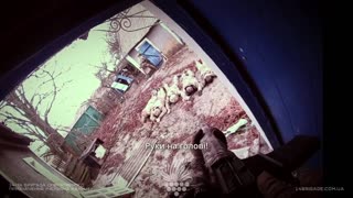 Incredible Footage of Ukrainian Raids on Russians Holed Up Inside Ruins of Village
