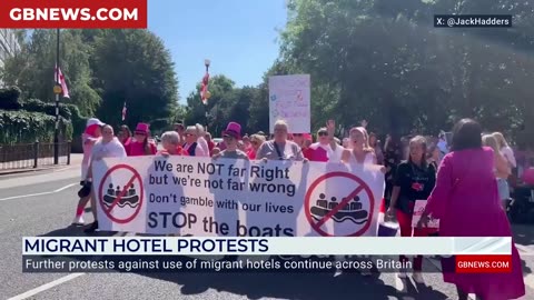 'These aren’t "far-right thugs", they’re mothers, daughters and families!' 