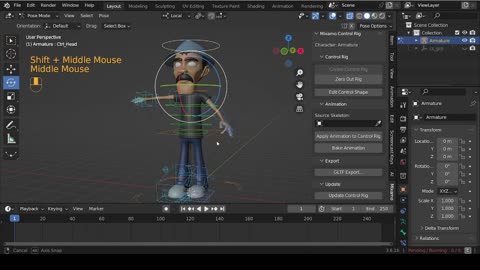 Crear Rig con mixamo