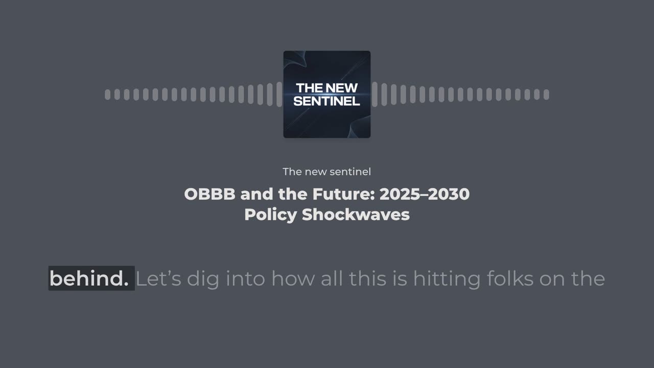 OBBB and the Future