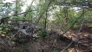 Ukrainian Patrol Near Toretsk Finds Pair of Russian Soldiers Hiding in the Bushes