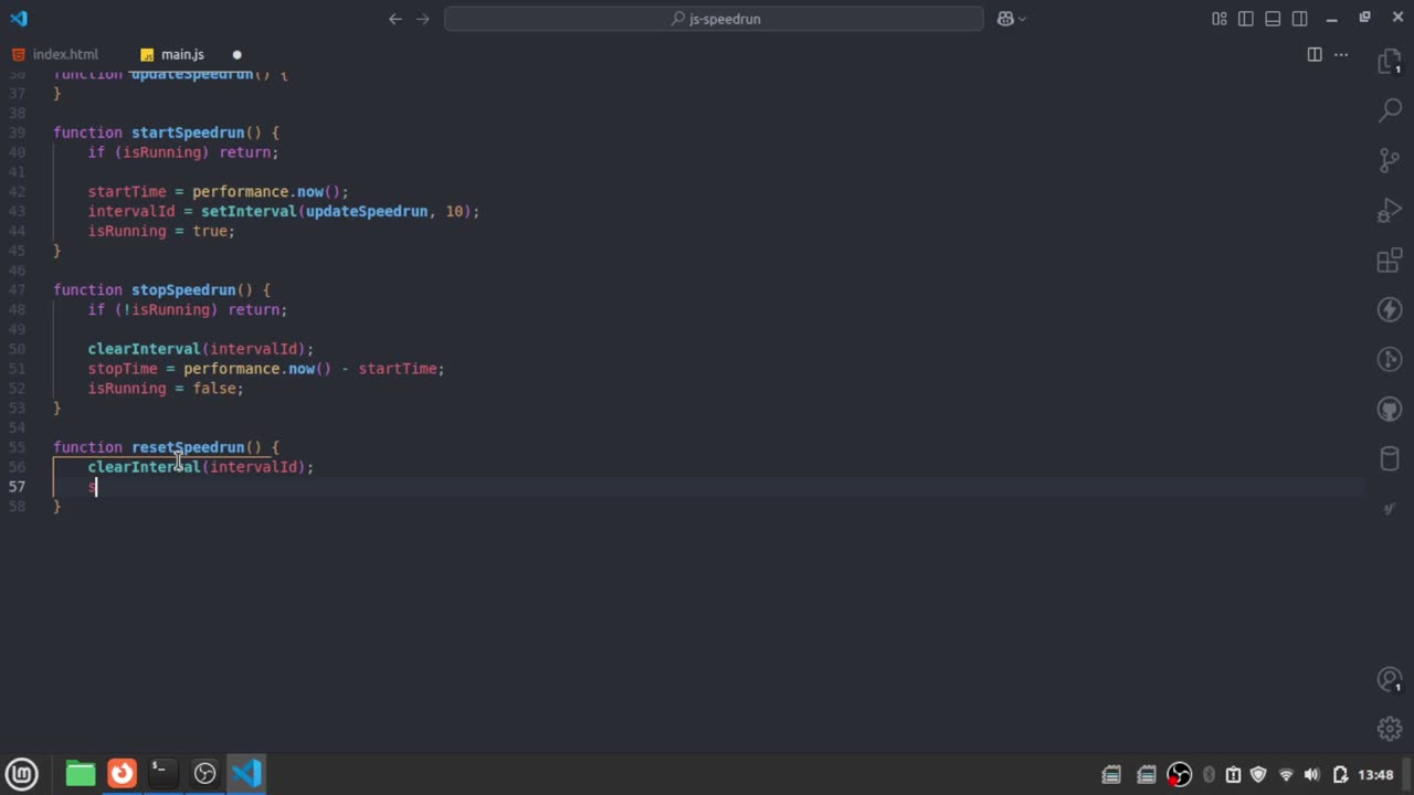 I Made a Speedrun in JavaScript Just for Fun