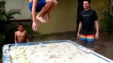 This is a liquidized sand hot tub developed by an ex-NASA engineer.
