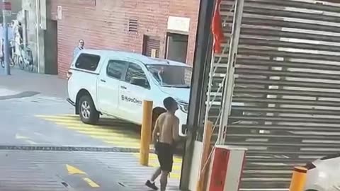 Sneaky Thief Gets Humbled By A Literal Gate! 🤣