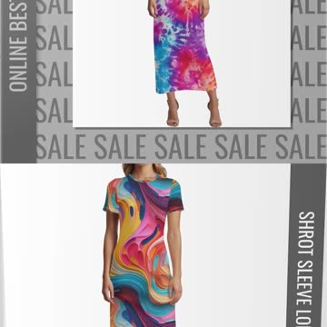 Setze auf mühelose Eleganz und unschlagbaren Komfort mit unseren #Short #Sleeve #Long #Dresses! 🌸