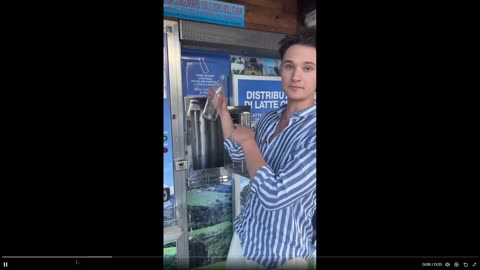MAHA, take notes. America is debating raw milk, Italy has raw milk vending