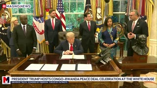🇺🇸 Peacemaker-in-Chief Trump Celebrates Congo–Rwanda Peace Deal at The White House [LIVE]