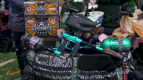 I played Paintball tournament with cheapest gun 🔫