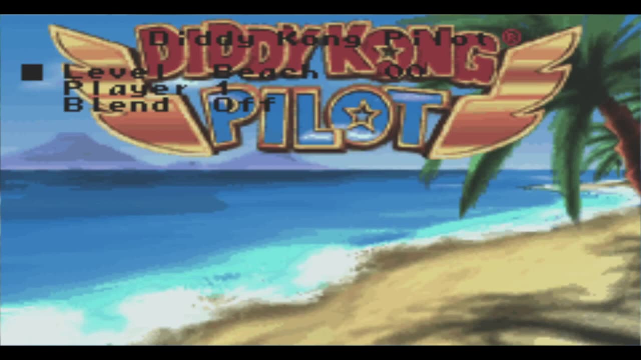 Diddy Kong Pilot Protótipo Beach 01