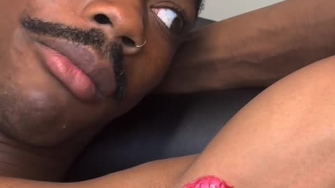 @lala.esthetics Male Underarm Waxing with Sexy Smooth Cherry Desire Scented Hard Wax | Tutorial