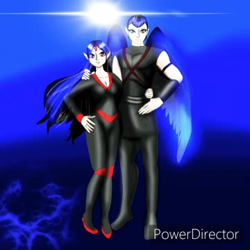 Speedpaint th vampire and her angel