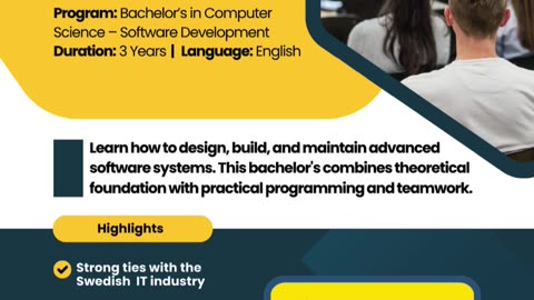 Study Software Development in Sweden with Divine Associates Ltd