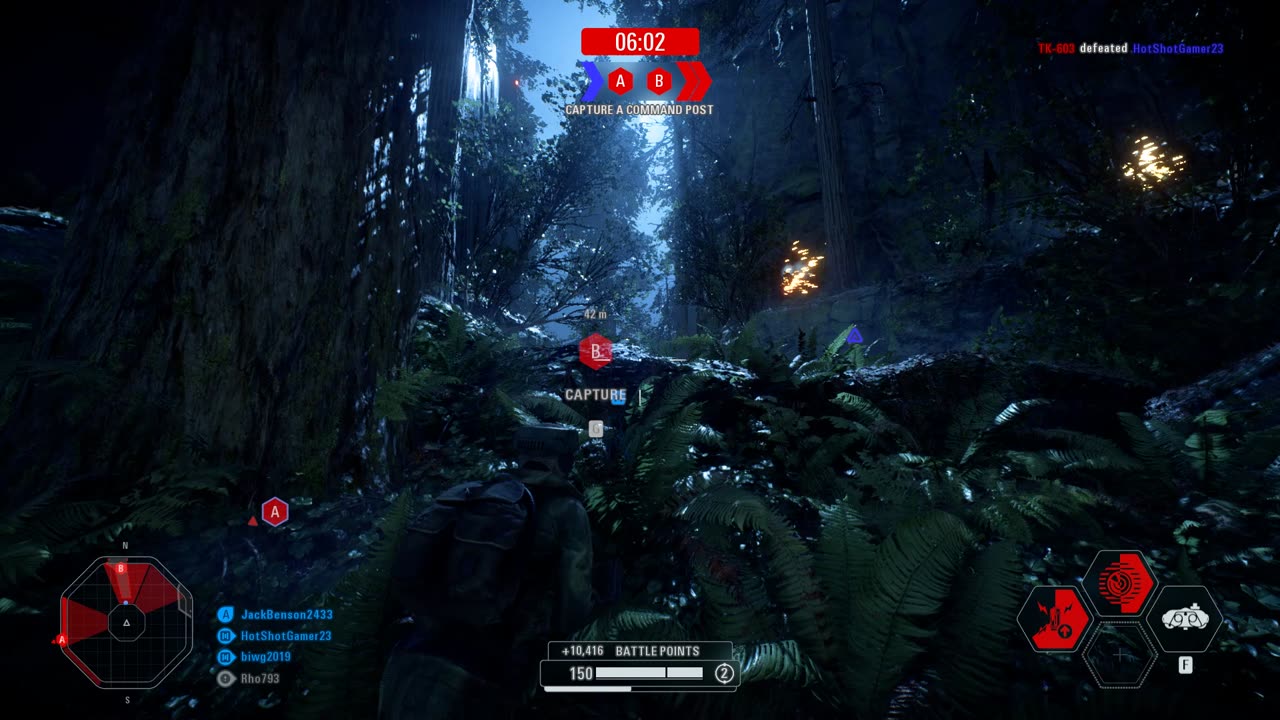 SWBF2 2017: Coop Mission (Attack) Rebel Alliance Endor Gameplay