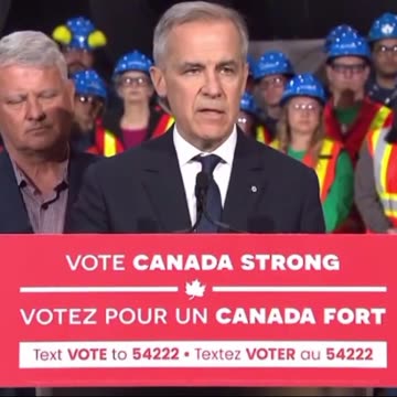 Carney says one thing & does another! Elbows up! 👎