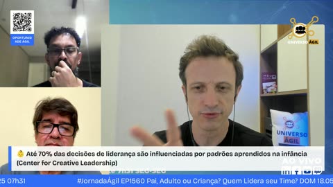 #JornadaÁgil EP1560 Pai, Adulto ou Criança? Quem Lidera seu Time? DOM 18.05.25 07h31