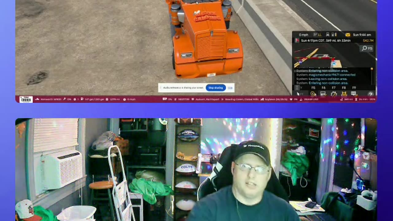 trucking late tonight