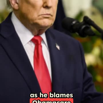 Trump Warns of January Shutdown Over Healthcare