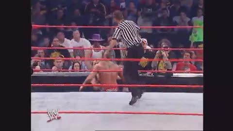 INTERCONTINENTAL TITLE MATCH- RVD VS RANDY ORTON WWE RAW 11/22/2004 HD