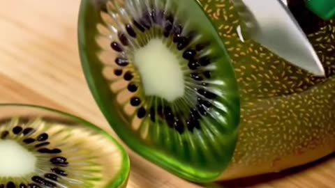 Satisfying cut clear fruit