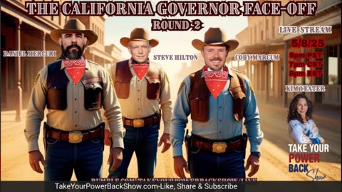 Live QNewsPatriot | Cross-Stream: CA GOVERNOR RACE On The “Take Your Power Back” Show | 5-8-2025
