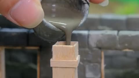 A small house building for a small person.