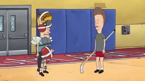 Beavis and Butthead fight training