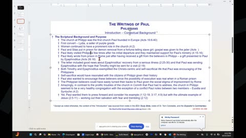 Philippians – Introduction