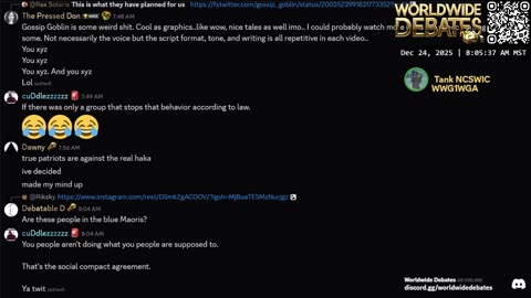 0243 WIDESTREAM - Worldwide Debates - YouTube/Twitch/Rumble