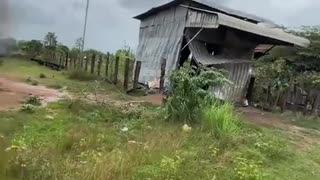 💥🔥 Cambodia Conflict | Cambodian Army MLRS Destroyed in Local Footage | RCF