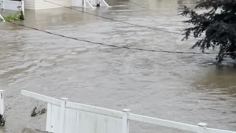 Heavy Flooding in North Plainfield, New Jersey