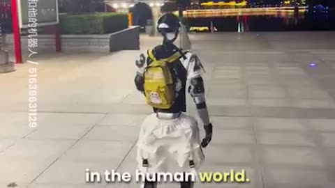 Robot’s First Day as a Human