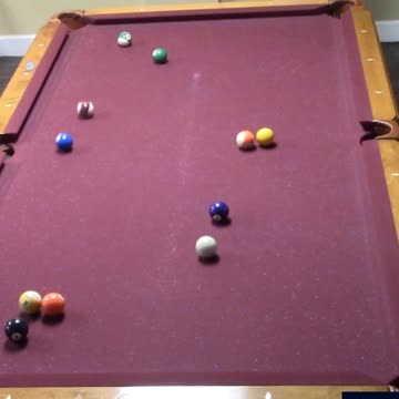 WILD TRIP AROUND THE TABLE FOR THE 15 BALL!