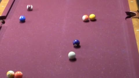 WILD TRIP AROUND THE TABLE FOR THE 15 BALL!