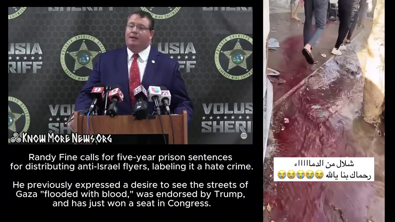 Randy Fine not fine with anti-Israel flyers (5-year sentence)