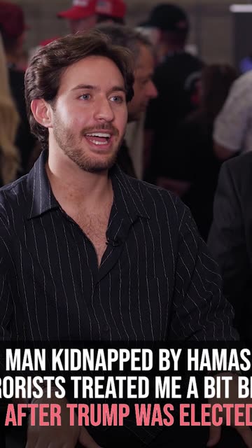 Man Kidnapped by Hamas: They Treated Me Better After Trump Was Elected, They Were Afraid of Him