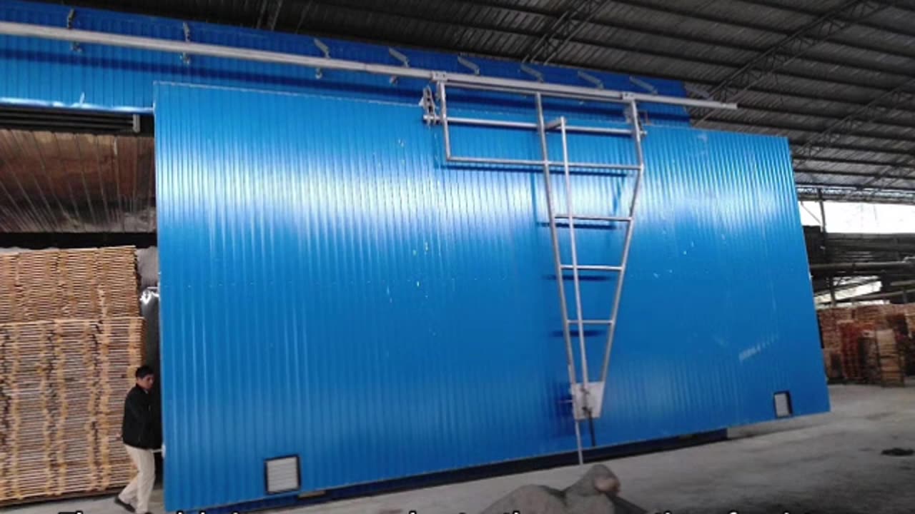 The wood drying room
