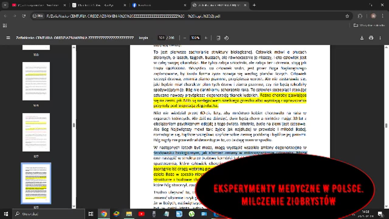 EKSPERYMENTY MEDYCZNE W POLSCE. MILCZENIE ZIOBRYSTÓW