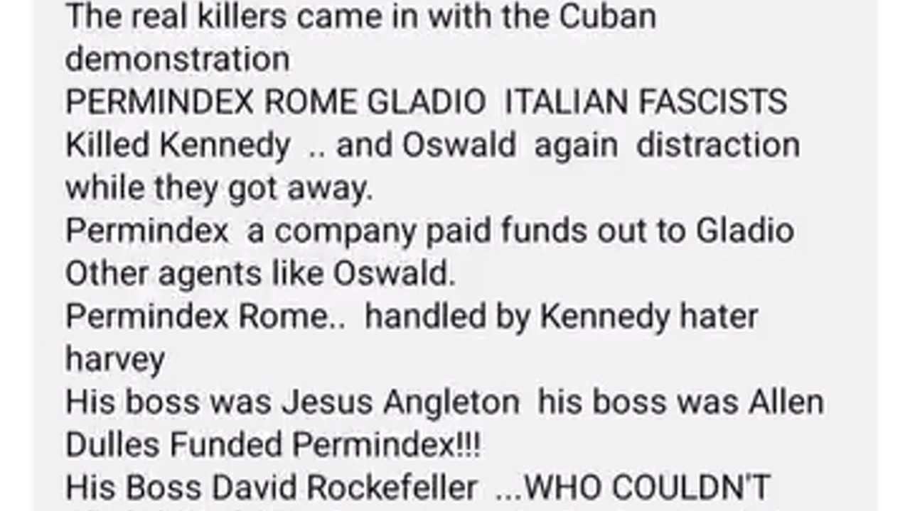 The Rockefeller national security state Killed Kennedy 95% Grok