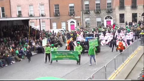 The St Patrick's Day parade in Dublin is now multi culture day