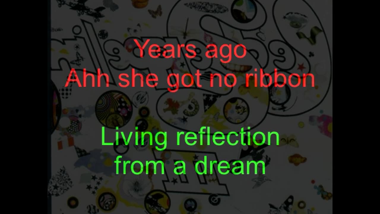 Led Zeppelin III #7 Tangerine (backward lyrics in red)