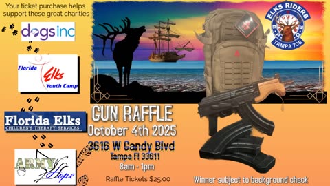 🎟️🔥 Gun Raffle for a Cause! 🔥🎟️