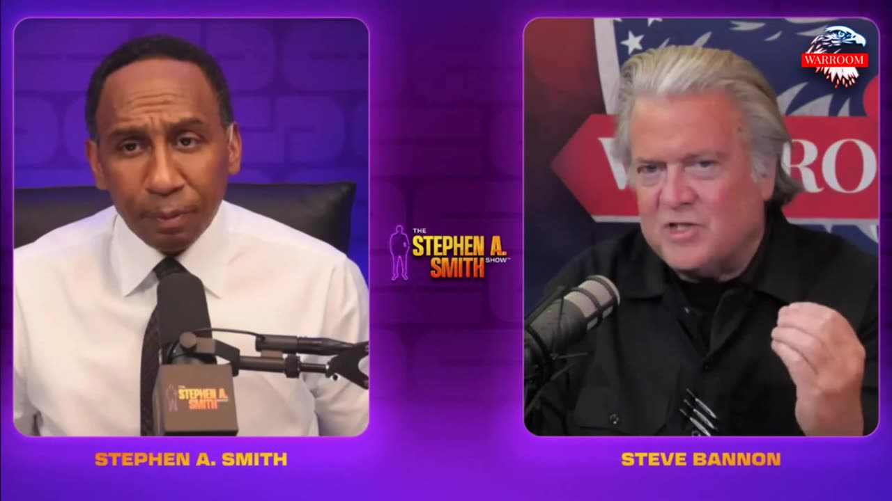💥 Steve Bannon & Stephen A. Smith talk TRUMP 2028 & more