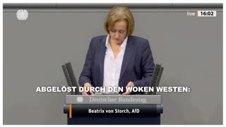Beatrix Van Stroch AfD - Zum Glück ist Donald Trump Präsident und nicht Autopen vom DeepState