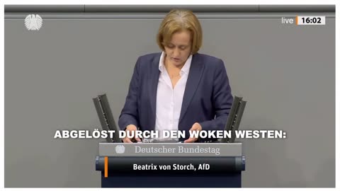 Beatrix Van Stroch AfD - Zum Glück ist Donald Trump Präsident und nicht Autopen vom DeepState