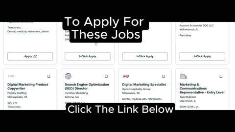 APPLY FOR THESE JOBS WITH THE LINK BELOW